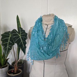 Beautiful blue infinity scarf 🌟 BOGO